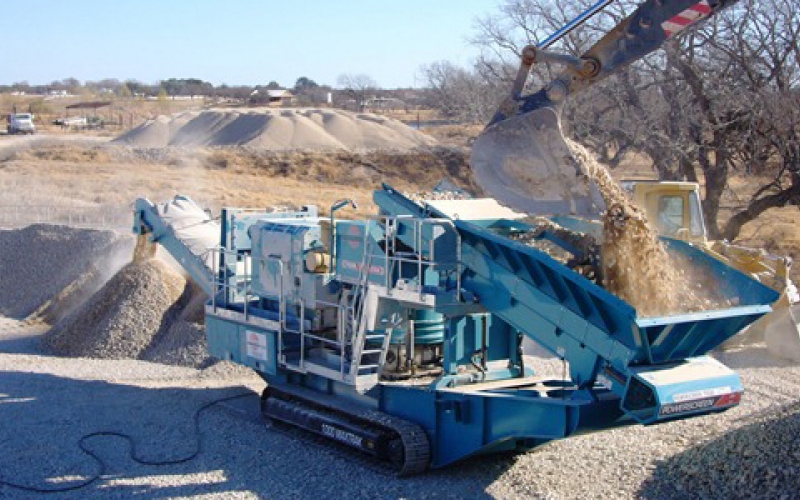 Powerscreen 1000 Maxtrak - Texas, USA 2011