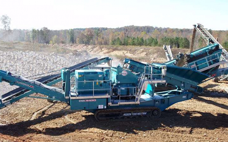 Powerscreen 1000 Maxtrak concasseur à cône mobile