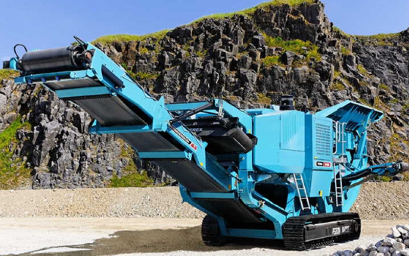 Powerscreen XA400S concasseur à machoire mobile - Hillhead 2010