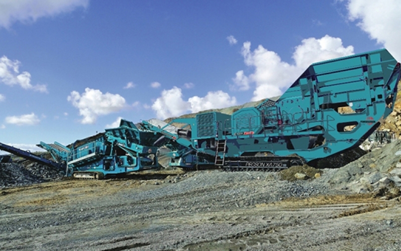 Powerscreen XA750 concasseur à mâchoires mobile