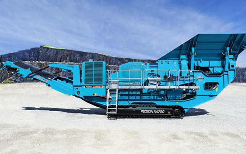 Powerscreen XA750 concasseur à mâchoires mobile - Hillhead 2010